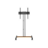 Soporte Pie Aisens Con Ruedas 32-55" Negro (ft55te-213)