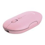 Ratón Trust Puck Óptico Rf 2.4ghz Bluetooth Rosa(24125)