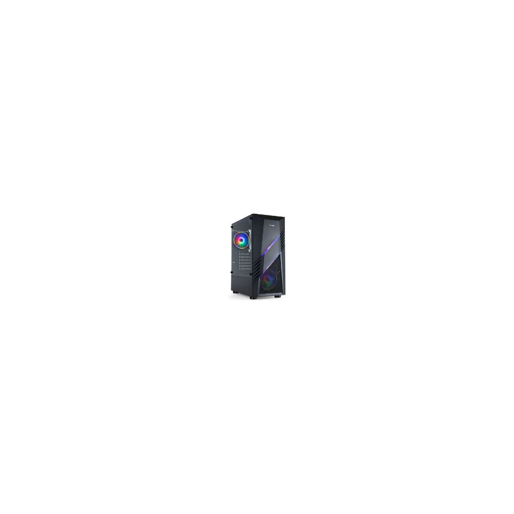 Caja Gaming Tooq Biohazard Atx Matx Negra (tqgcc102-b)