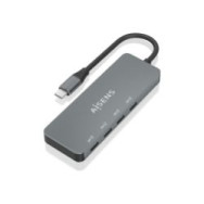 Hub Aisens Usb-c A 4xusb-c Gris (a109-0695)