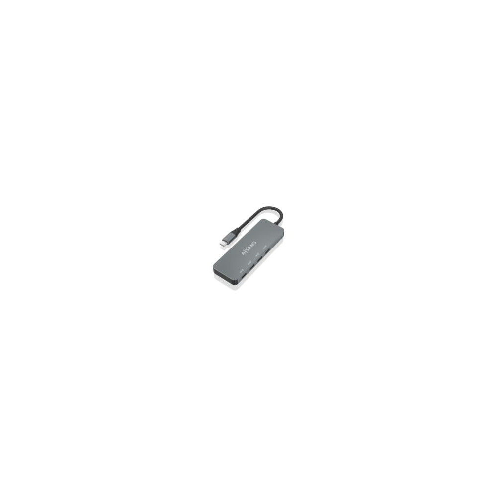 Hub Aisens Usb-c A 4xusb-c Gris (a109-0695)