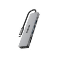 Docking Sitecom 7en1 Usb-c A Hdmi/usb-a/c/sd (cn-5505)
