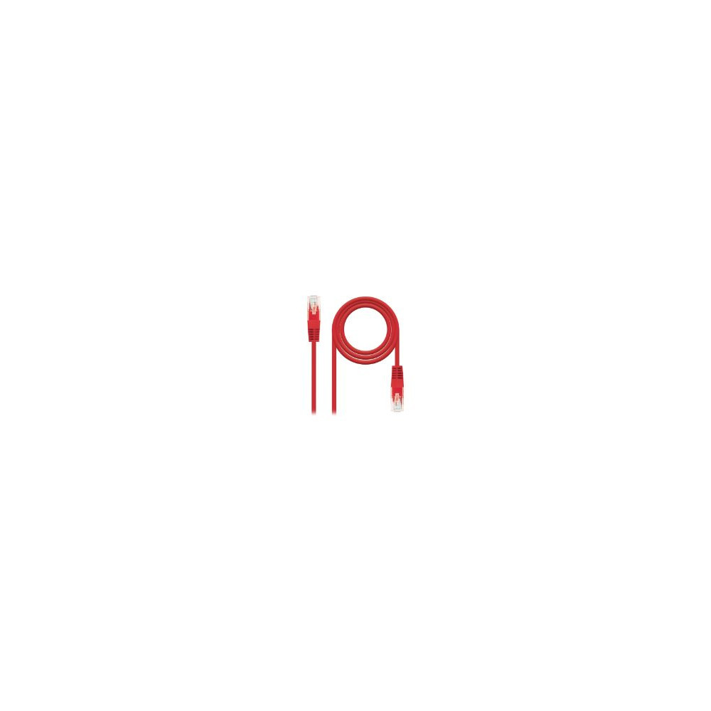 Latiguillo Nanocable Cat.6 Utp 0.5m Rojo (10.20.0400-r)