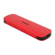 Caja Tooq Ssd M.2/nvme/pcie Usb-c 3.1 Roja (tqe-2201r)
