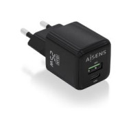 Cargador Pared Aisens Gan 25w Usb-a/c(asch-25w2p015-bk)
