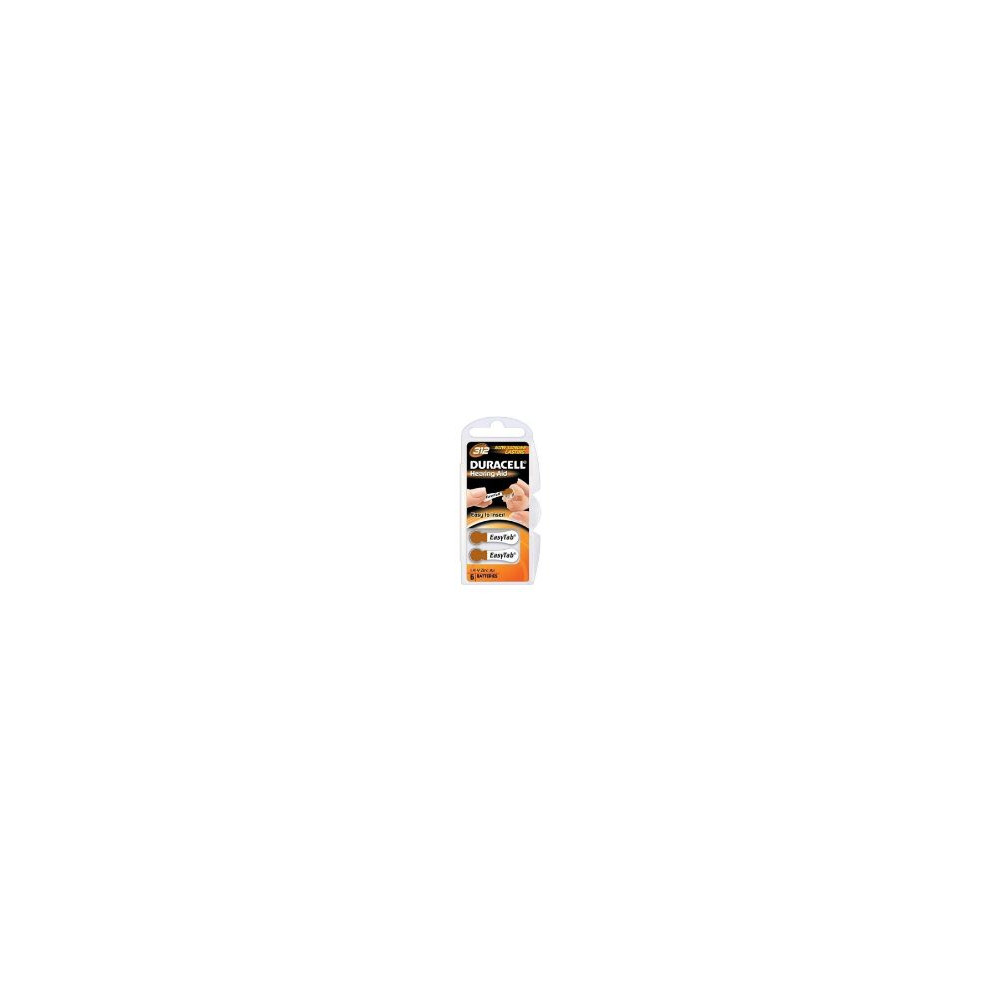 Pack 6 Pilas Duracell Para Audífono 1.6v (da312)