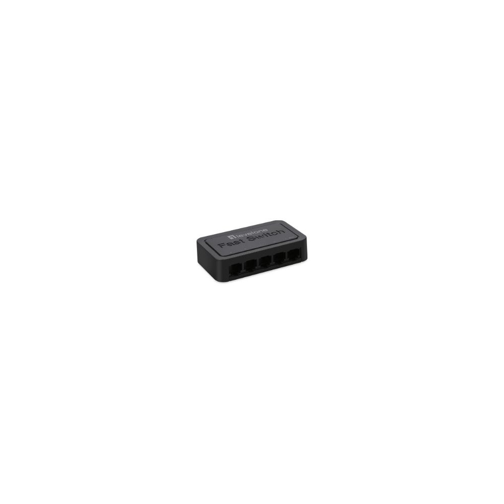 Switch Levelone 5xrj45 10/100 Negro (feu-0512)