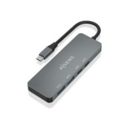 Hub Aisens Usb-c A 2xusb-a/2xusb-c Gris (a109-0694)