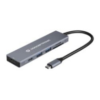 Dock Conceptronic 6en1 Usb-c A Hdmi/usb/sd/tf (donn23g)