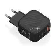 Cargador Pared Aisens Usb-a Usb-c 65w(asch-65w3p027-bk)