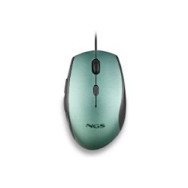 Ratón Ngs Ergonómico Óptico Usb 1600dpi Verde (mothice)