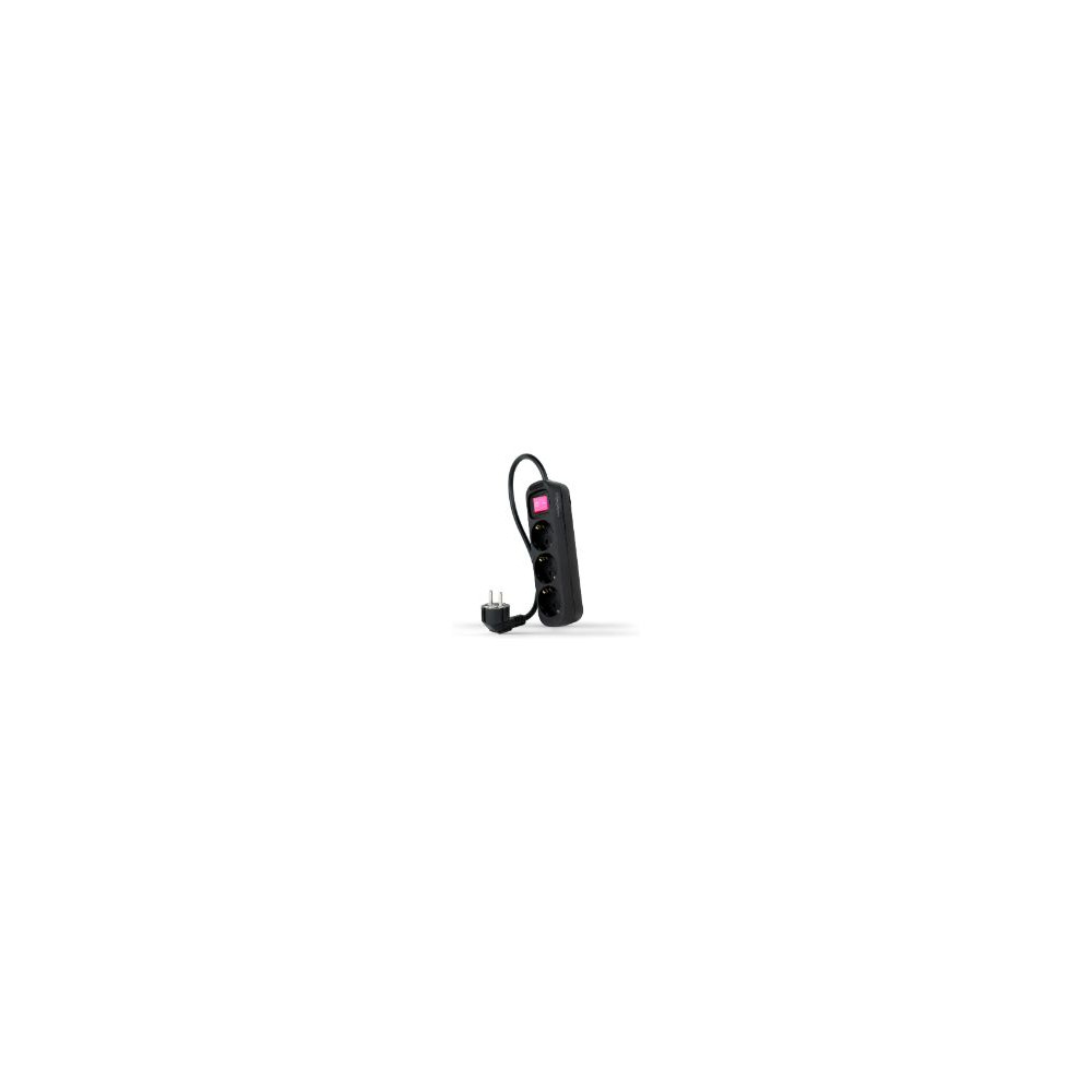 Regleta Nanocable 3xschuko Interruptor (10380003-bk)