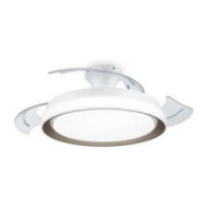 Ventilador Techo Philips + Plafón Blanco (929004081801)