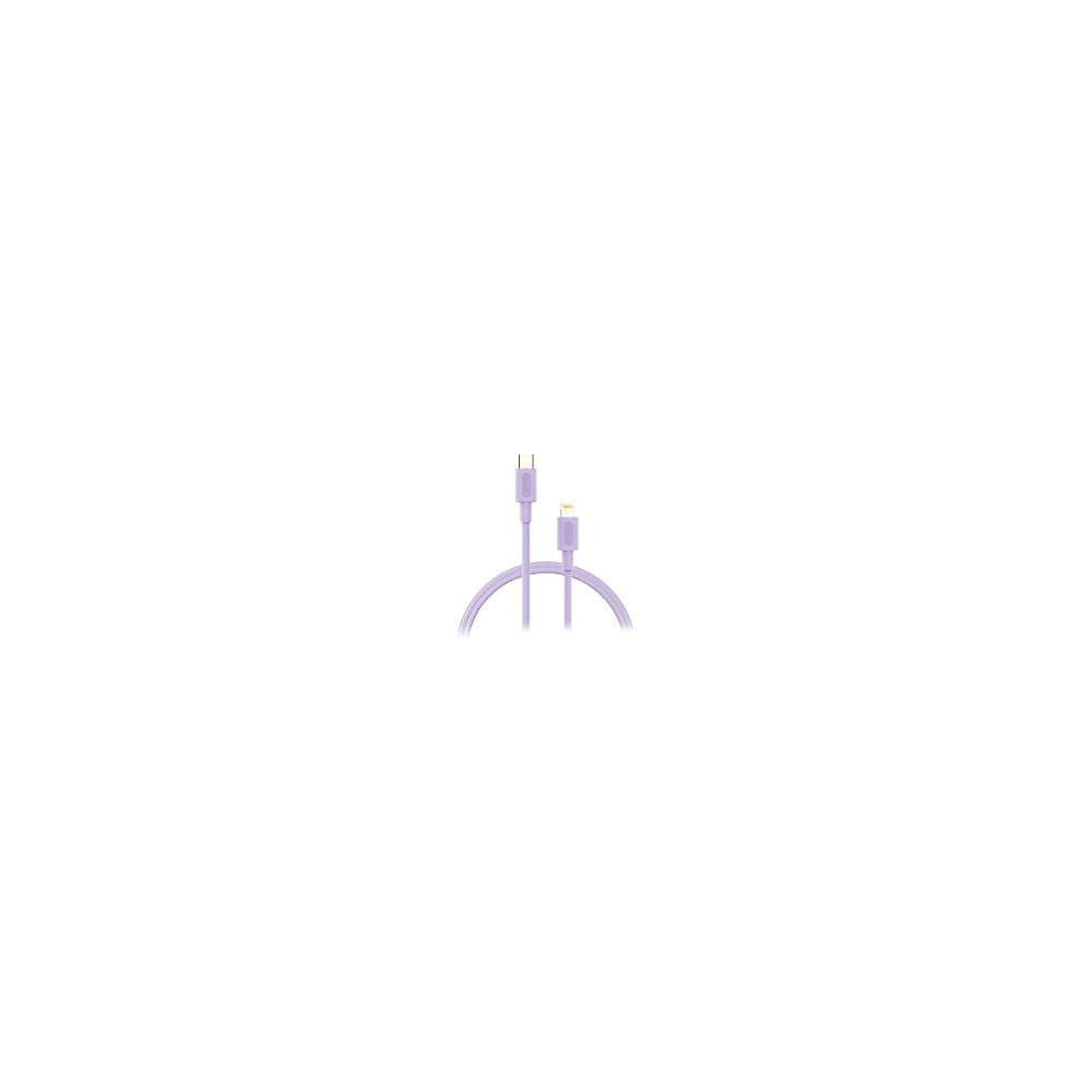 Cable Nubbeh Usb-c/lightning 1m 2a Lila (nbtcablclp1)