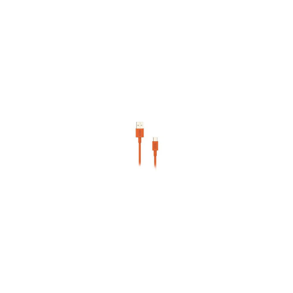 Cable Nubbeh Elisium Usb-a/usb-c Naranja (nbtcablaco1)