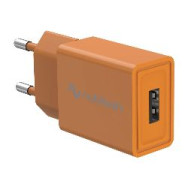 Cargador Pared Nubbeh Usb-a 10w Naranja(nbwallchusbo10)