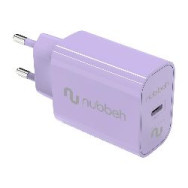 Cargador Pared Nubbeh 1usb-c 25w Lila (nbwallchcp25)