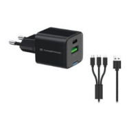 Cargador Pared Conceptronic Usb-a/c Gan 33w (althea16b)