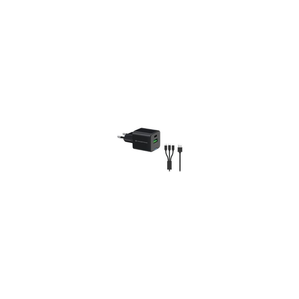 Cargador Pared Conceptronic Usb-a/c Gan 33w (althea16b)