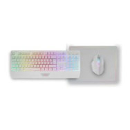 Pack Mars Gaming Tratónalfombrilla Blanco (mcp124wes)