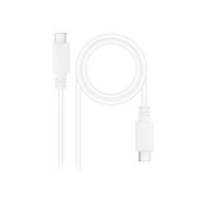 Nanocable Usb-c/m A Usb-c/m 1m Blanco (10.01.2301-w)