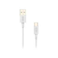 Cable Nubbeh Elisium Usb-a/usb-c 1m Blanco(nbtcablacw1)