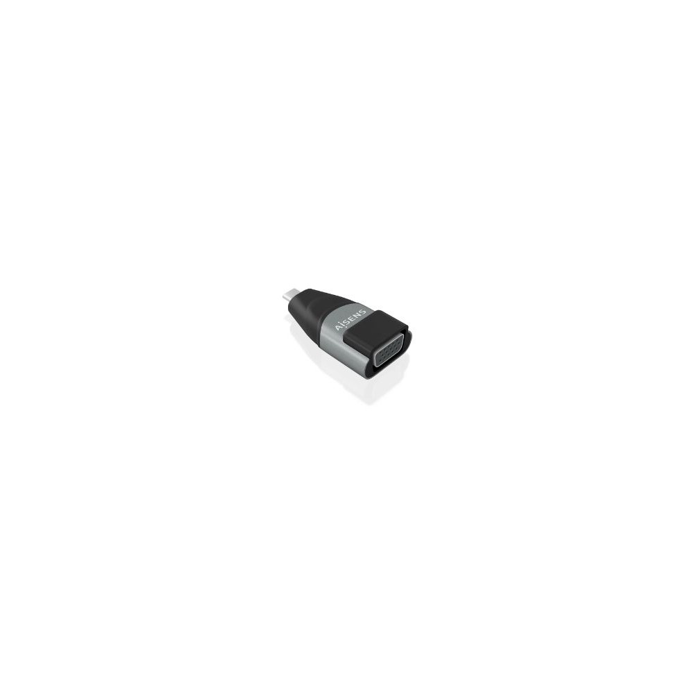 Adaptador Aisens Usb-c/m A Vga/h Negro/gris (a109-0863)