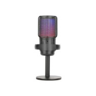 Micrófono Mars Gaming Argb Usb-a/c 3.5mm Negro (mmicse)