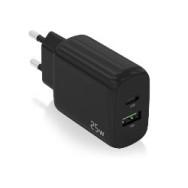 Cargador Pared Aisens Usb-c Usb-a 25w Negro (a110-0759)