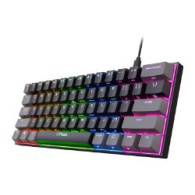Teclado Gaming Trust Gxt867 Acira Rgb Usb Negro (24885)
