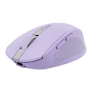 Ratón Trust Ozaa Óptico Rf/bluetooth Morado (25384)