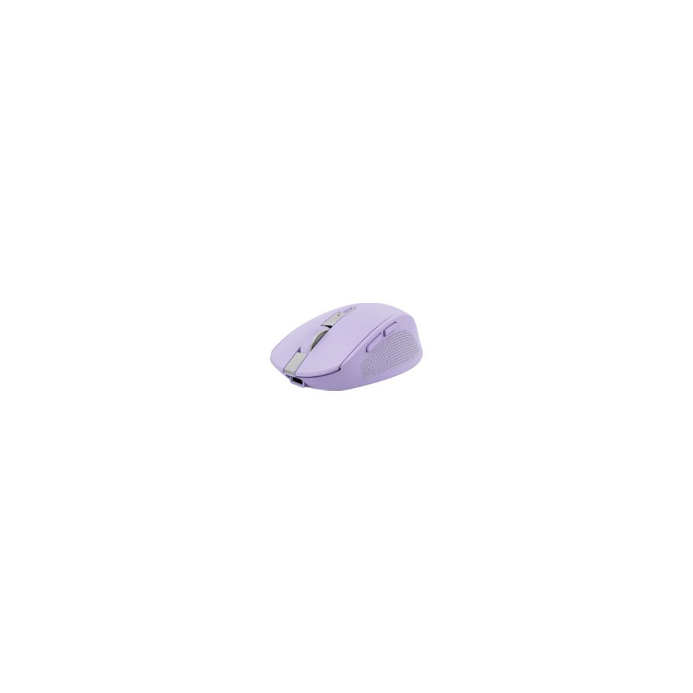 Ratón Trust Ozaa Óptico Rf/bluetooth Morado (25384)