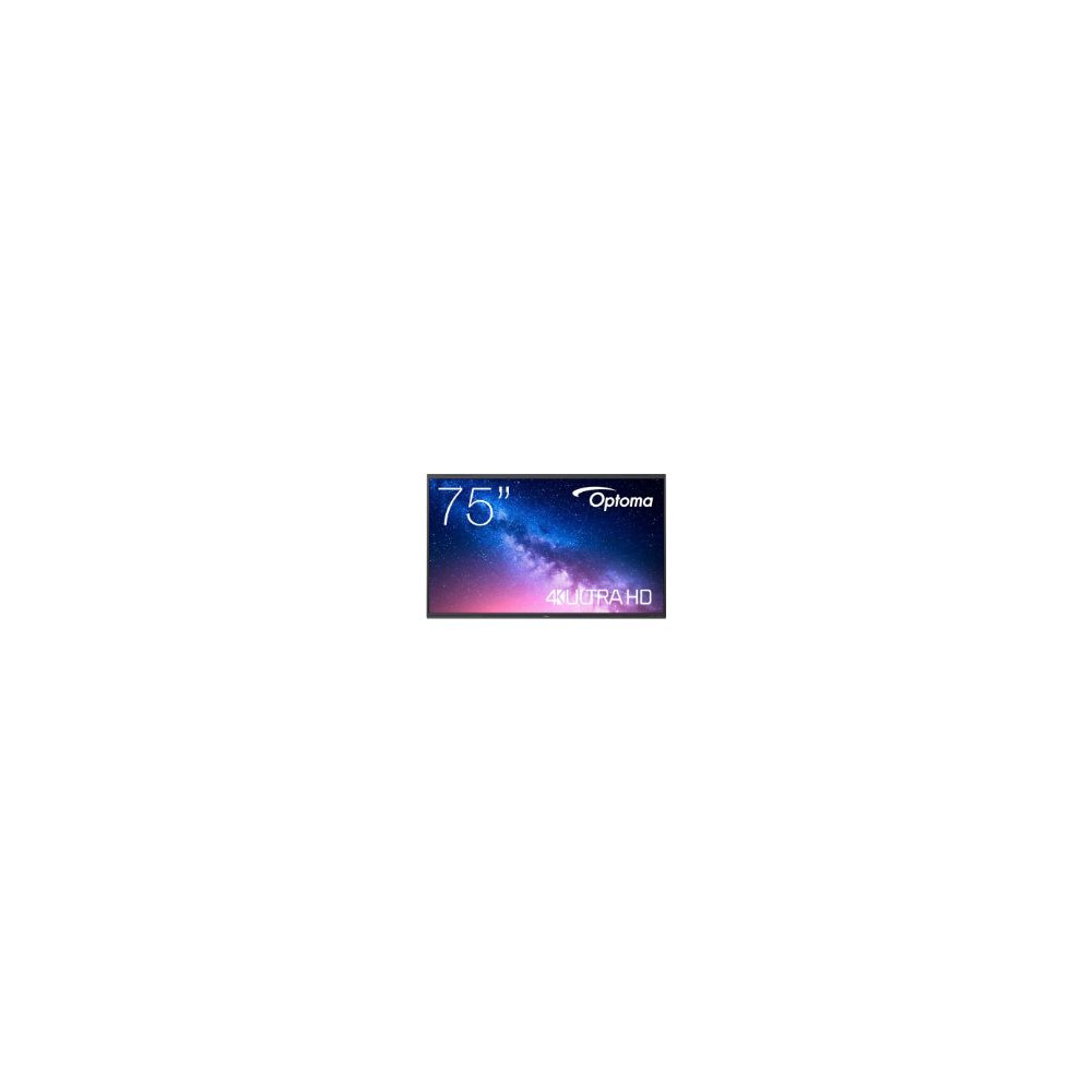 Pantalla Interactiva Optoma 75" 5753rk 4k (h1f0c0obw10)