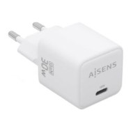 Cargador Aisens Gan 30w 1usb-c Blanco (asch-30w1p035-w)