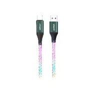 Cable Nubbeh Led Usb-a A Usb-c 3a 1m (nbtcablacled)