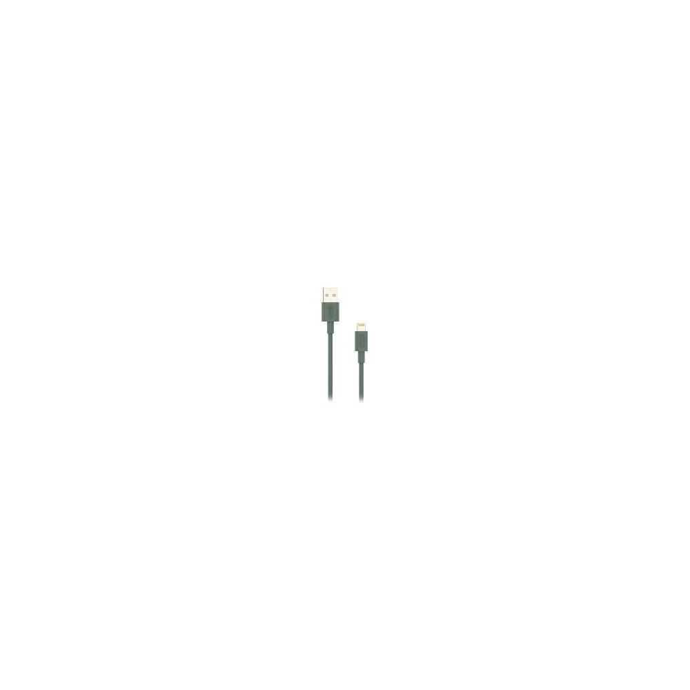 Cable Nubbeh Usb-a/lightning 1m 2a Verde (nbtcablalg1)