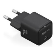 Cargador Aisens Gan 30w 1usb-c Negro (asch-30w1p019-bk)