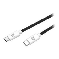 Cable Celly Usb-c A Usb-c Negro/blanco (usbcusbccottbk)