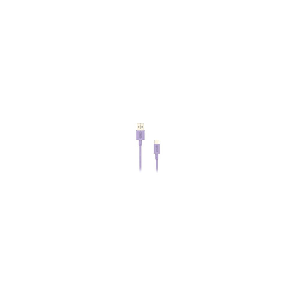 Cable Nubbeh Elisium Usb-a/usb-c 1m Lila (nbtcablacp1)