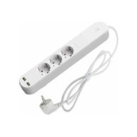 Regleta Denver 3xschuko 2xusb Blanca (shp-310u)