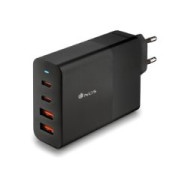 Cargador Pared Ngs 2xusb-c 2xusb-a 100w Negro (bud100w)