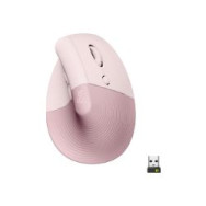 Ratón Vertical Logitech Óptico Rf/bt Rosa (910-006478)