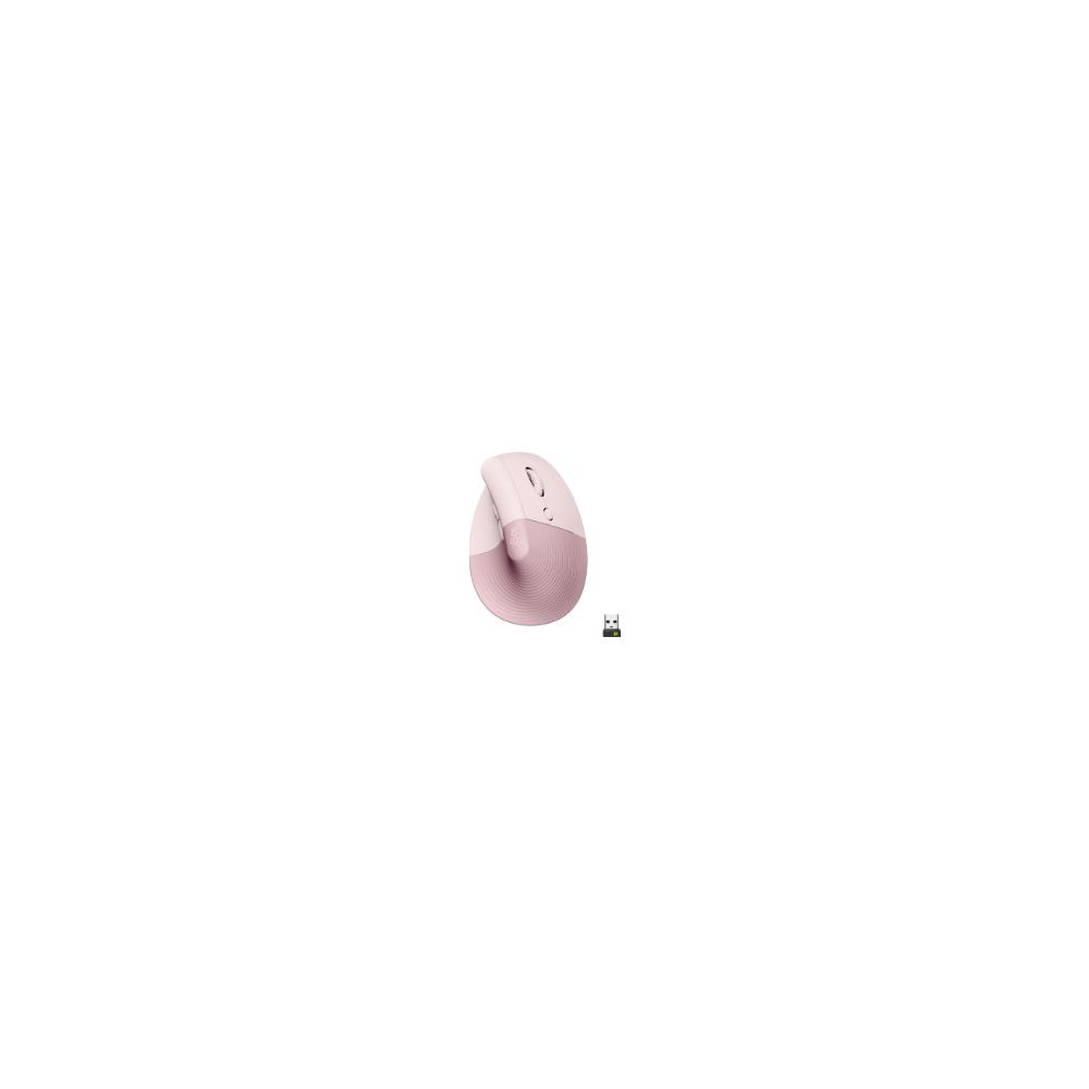 Ratón Vertical Logitech Óptico Rf/bt Rosa (910-006478)