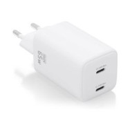 Cargador Aisens 2xusb-c 65w Blanco (asch-65w2p039-w)