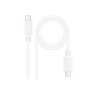 Nanocable Usb-c/m/m 1.5m Blanco (10.01.2301-l150-w)