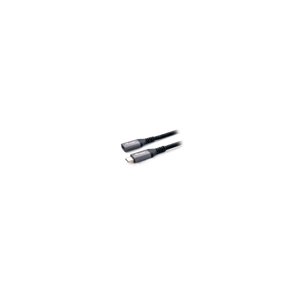 Cable Equip Usb-c/m A Usb-c/h 0.5m Negro (128370)