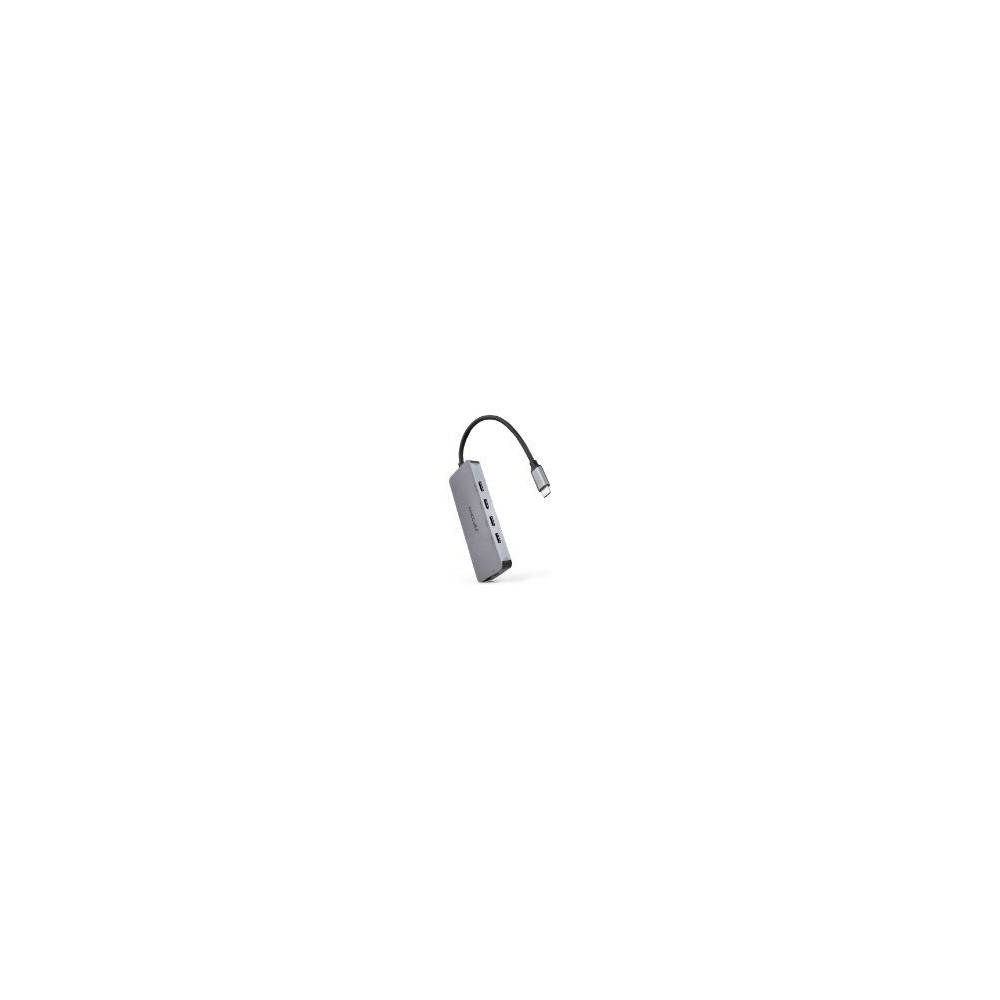 Hub Nanocable Usb-c A 4xusb-c Dp 100w Gris (10.16.4505)