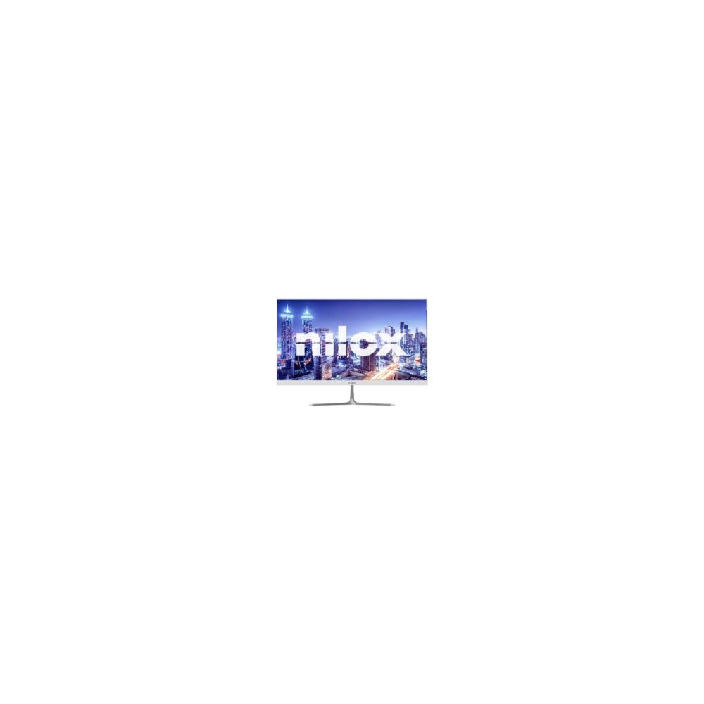 Monitor Nilox 24 Fhd Webcam Blanco (nxm24regweb01w)