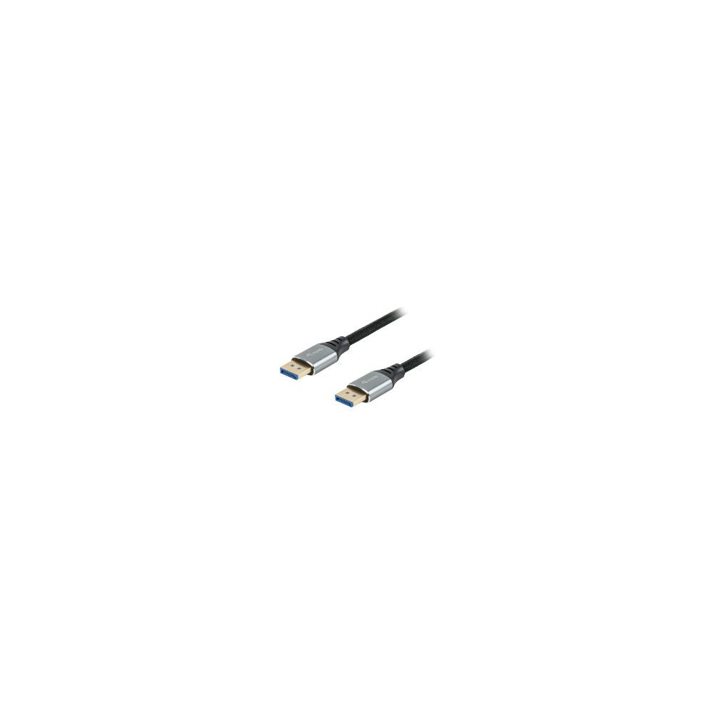 Cable Equip Dp M/m Premium 2.1 1m Aluminio (eq119281)