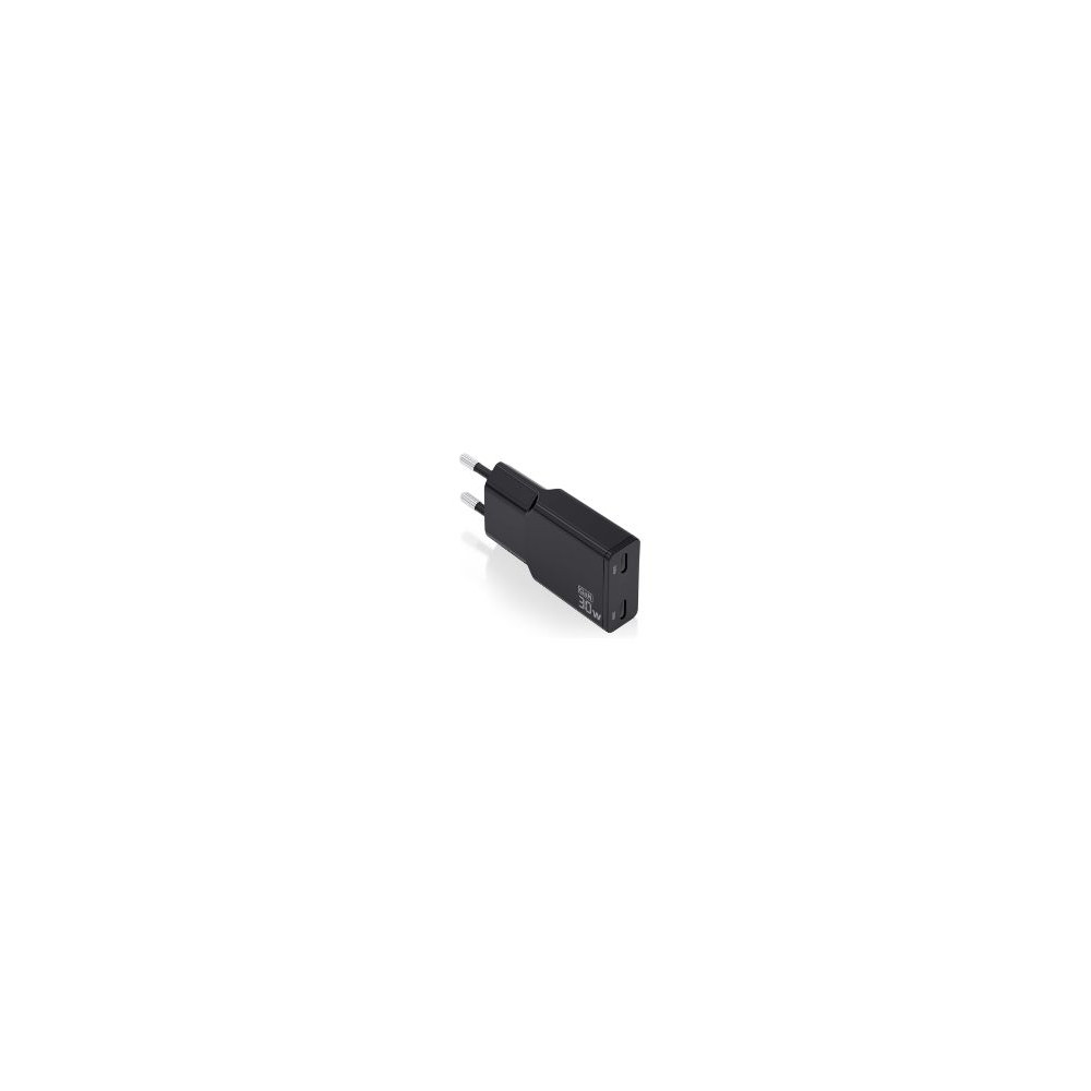 Cargador Pared Aisens 2usb-c 30w Negro(asch-30w2p04-bk)